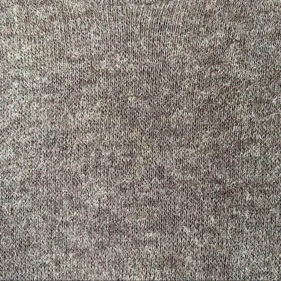 Anthropologie Moth Gray Knit Lace Back Sleeveless Sweater - Picture 7 of 8